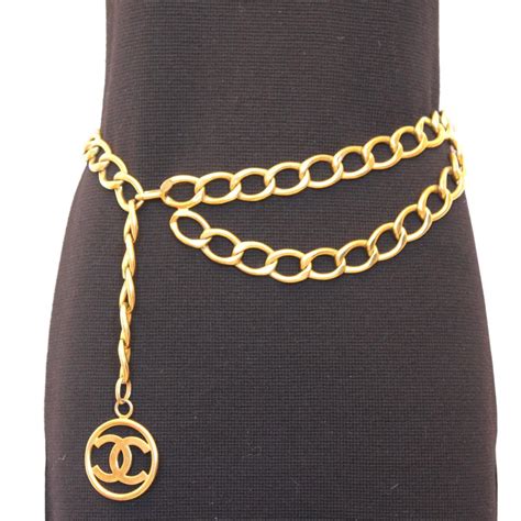 chanel gold chain women|chanel gold chain belt dupe.